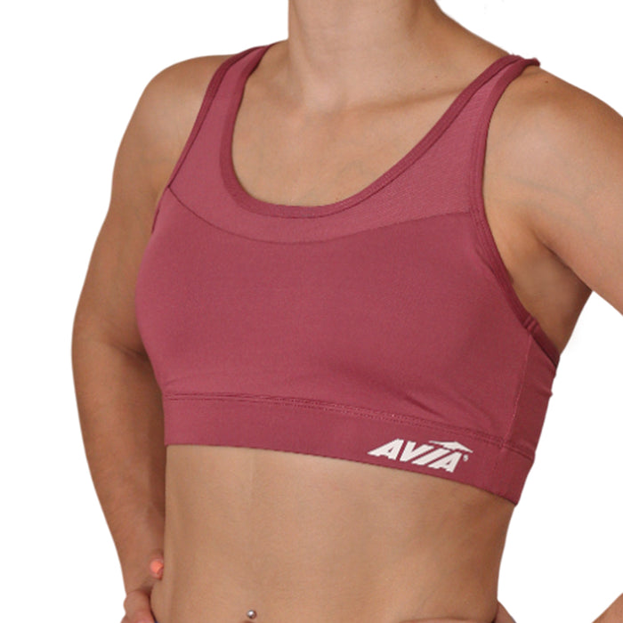 30-580029-11SB AVIA PRENDAS TOPS FEMENINO TRAINING WENDY WITH CUP PLUM