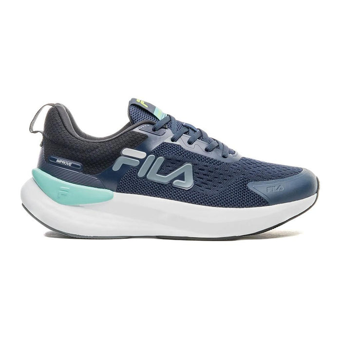 Fila Deportivos Masculino Running Improve Navy/Pool Blue/Acid Lime