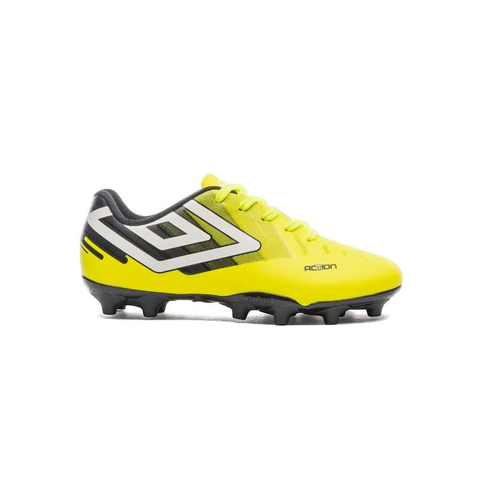 Umbro Campo Niños Futbol Action Jr Lime/Black/White