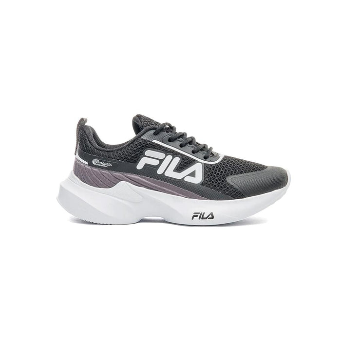 Fila Deportivos Niños Running Progress Negro/Blanco/Gris Claro