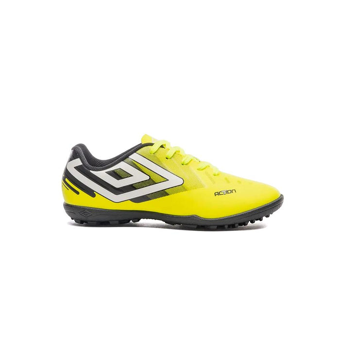 U07FB00286-612 Umbro Calzados Society Niños Futbol Action Jr Lime/Black/White