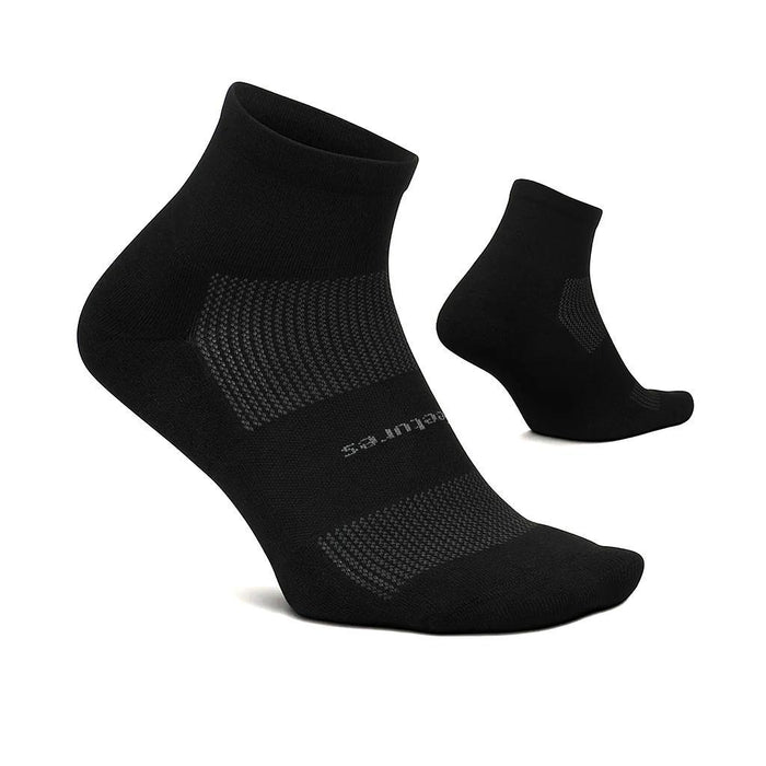 FA25012 Feetures Medias Unisex Running Ultra Light Quarter Black