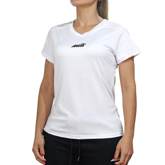 Avia Remeras Femenino Running Florence White