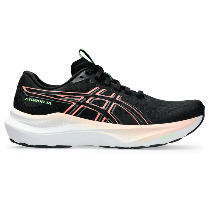 Asics Deportivos Femenino Running Gt 2000 14 Black/Sun Coral