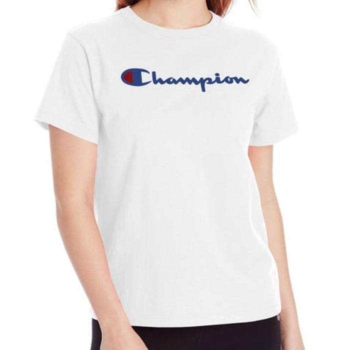 GT18HY08113-100 CHAMPION PRENDAS T-SHIRT FEMENINO CLASSIC TEE WHITE