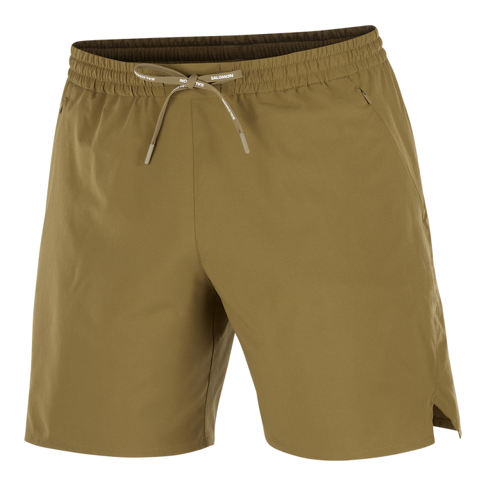 LC2655800 Salomon Prendas Shorts Femenino Running SHKout Core Shorts 4 Brilliant Olive