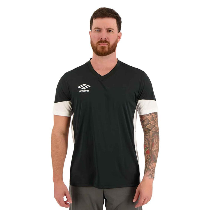 Umbro Remeras Masculino Running Core Preto/Branco