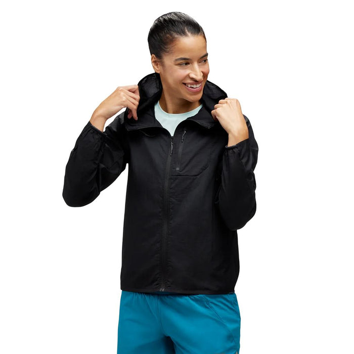 Hoka Camperas Femenino Running Skyflow Jacket Black
