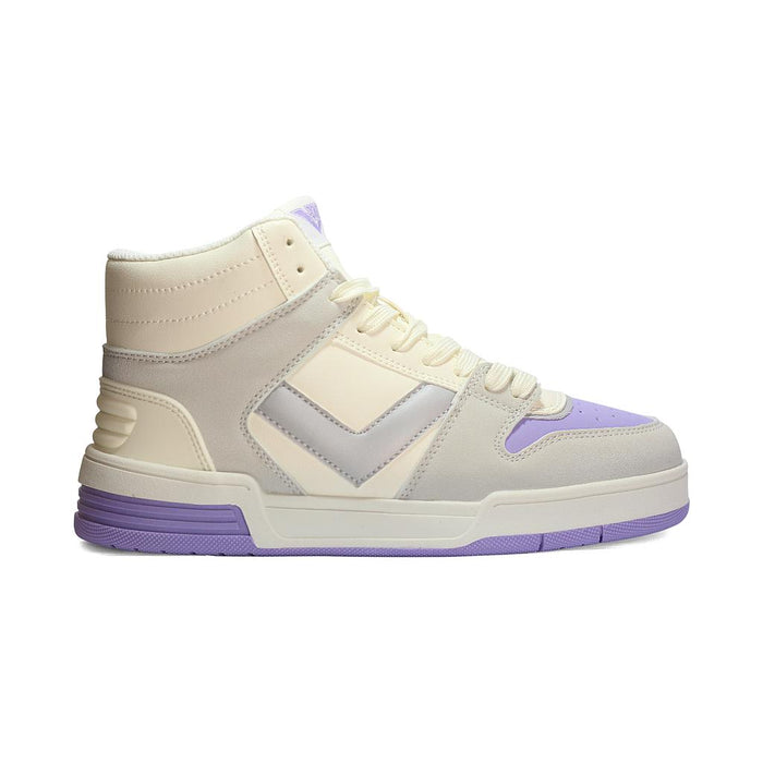 BAP2503H-L-52 PONY CALZADOS LIFESTYLE FEMENINO MODA BRONX BEAT OFF WHITE /LAVANDA/GREY