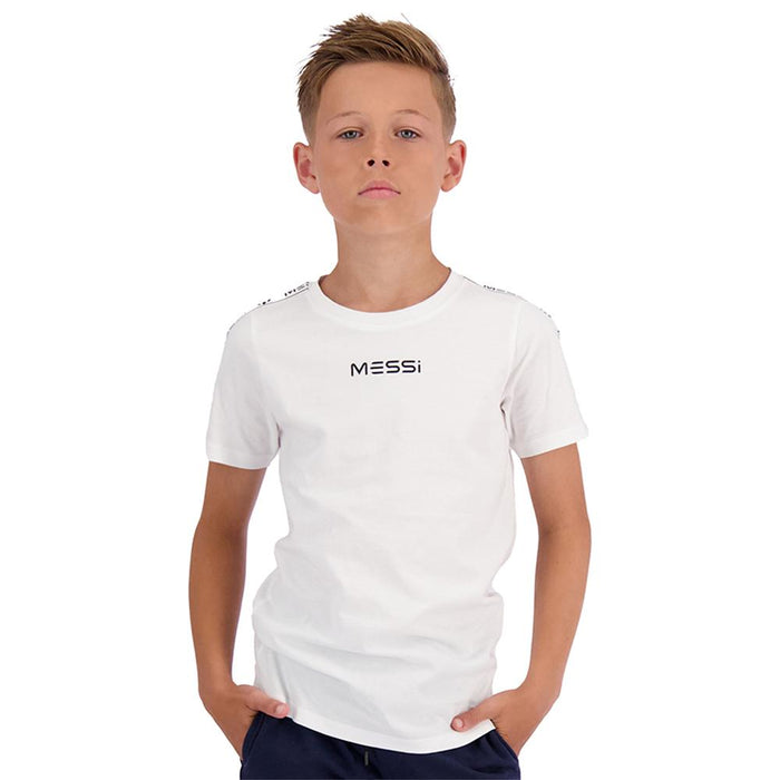 Messi Remeras Niños Napes Real White