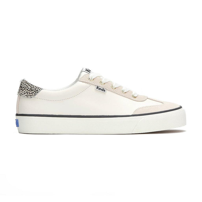 Keds Lifestyle Femenino Moda Jump Kick T-Toe Leather Snow White