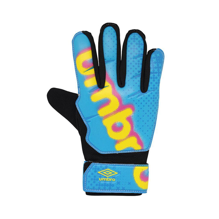 Umbro Guantes Masculino Futbol Stratus Glove-Jnr Atomic Blue/Safety Yellow/Multi