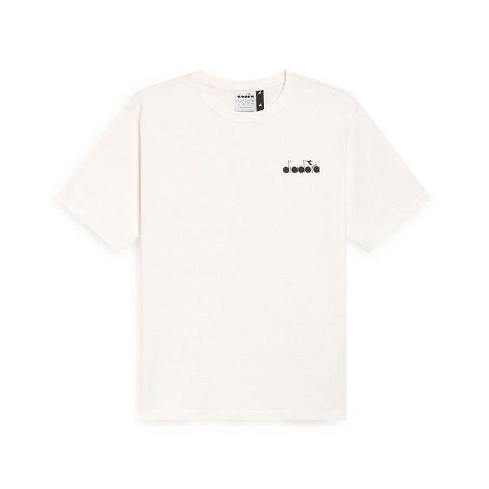 Diadora Remeras Unisex Moda T Shirt Ss Route White Alyssum