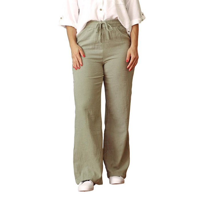 Roxy Pantalones Femenino Moda Kyoto Green