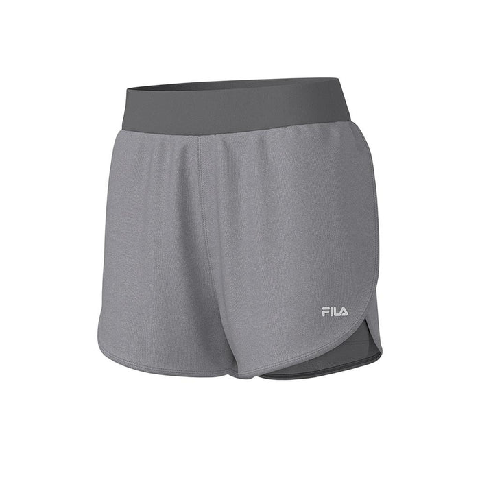 Fila Shorts Femenino Training Double Basic Train III Greymerge