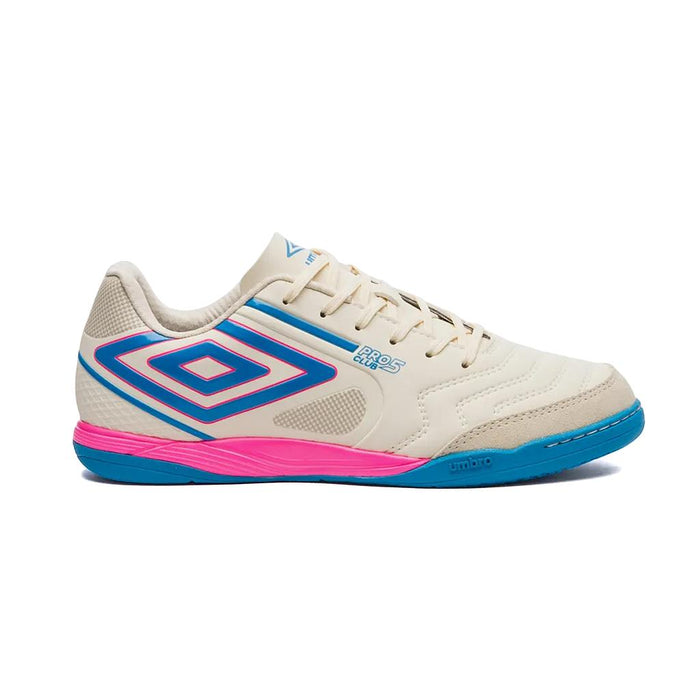 Umbro Indoor Unisex Futbol Pro 5 Bump Club White Asparagus/Cloisonne/Fluor Pink