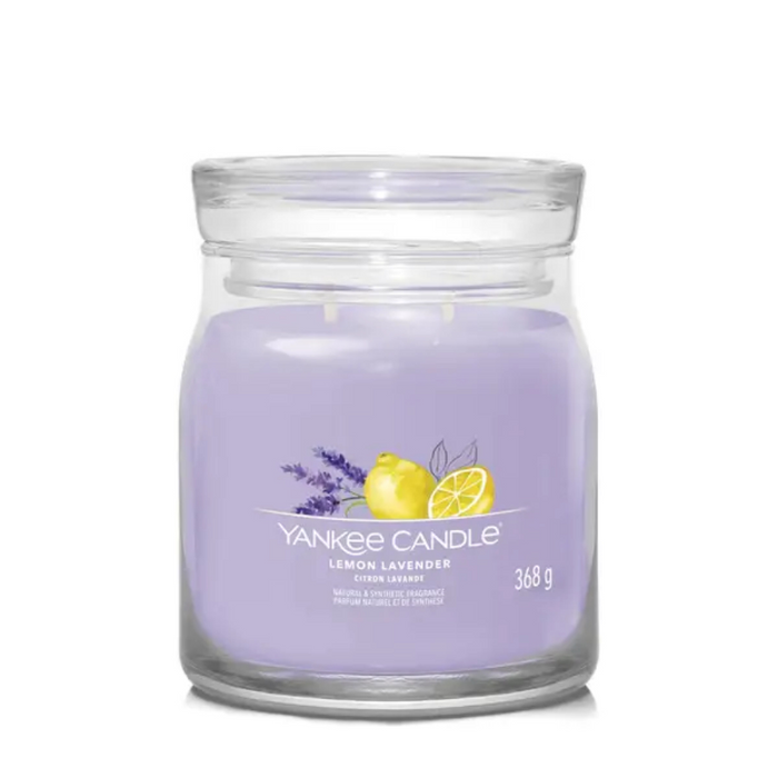 YANKEE CANDLE JAR-YCNC MED2 LEMON LAV