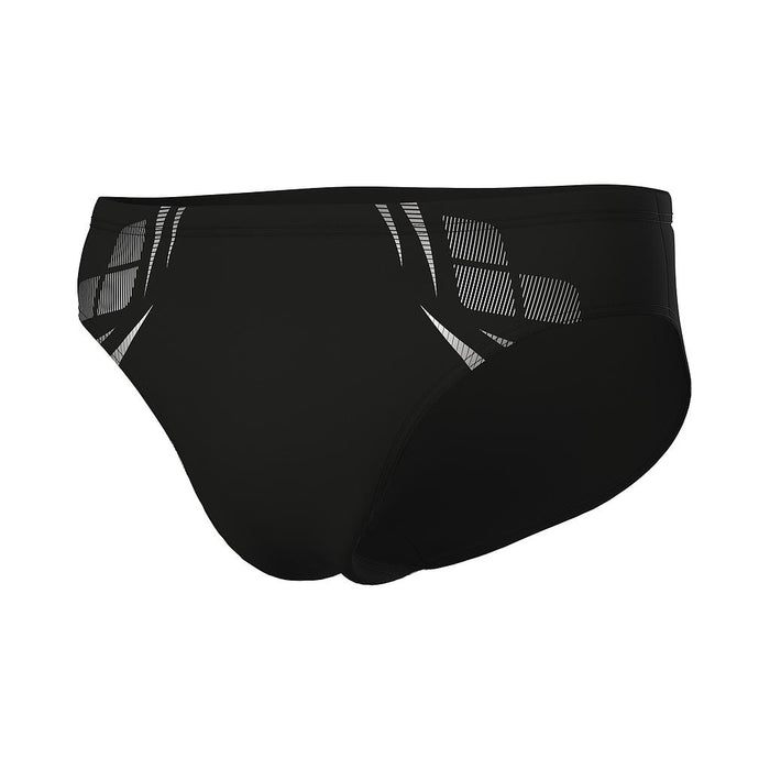 Arena Short de Baño Masculino Natacion Poseidonia Swim Briefs Black/White