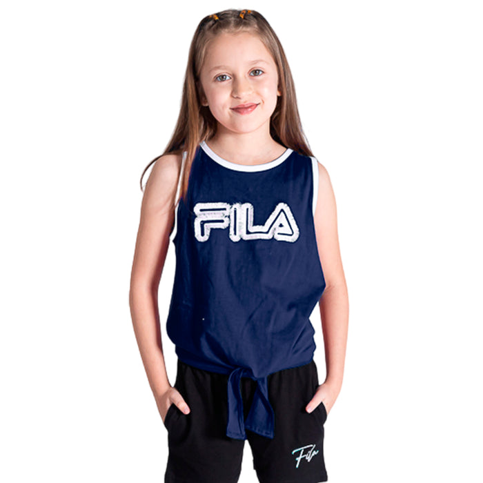 Fila Camisillas Niños Gretta T Shirts Fila Navy/White
