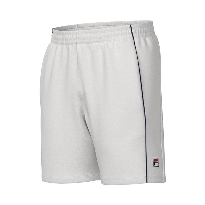 Fila Bermudas Masculino Tenis Match 8 White/Collegiate Navy/White
