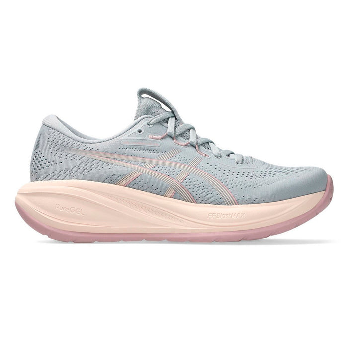 Asics Deportivos Femenino Running Gel Cumulus 28 Piedmont Grey/Pearl Pink