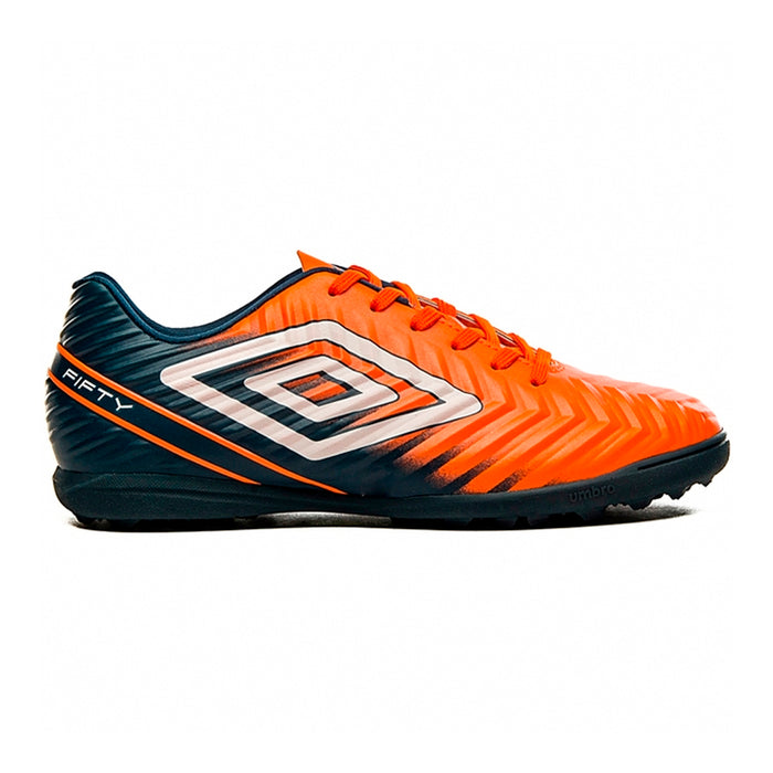 Umbro Futbol Society Unisex Fifty V Naranja/Marino/Blanco