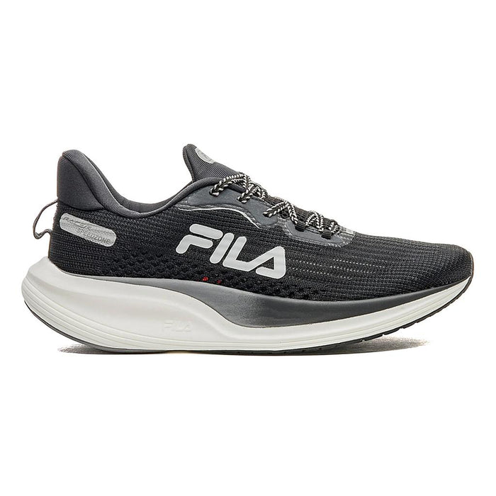 Fila Deportivos Femenino Running Racer Speedzone Negro/Raw White/Cinza