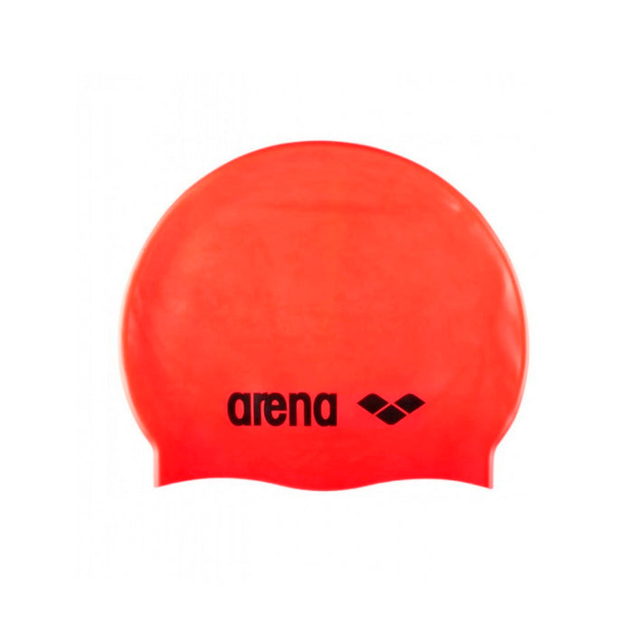 Arena Gorras de Natacion Unisex Natacion Classic Silicone Fluored Black