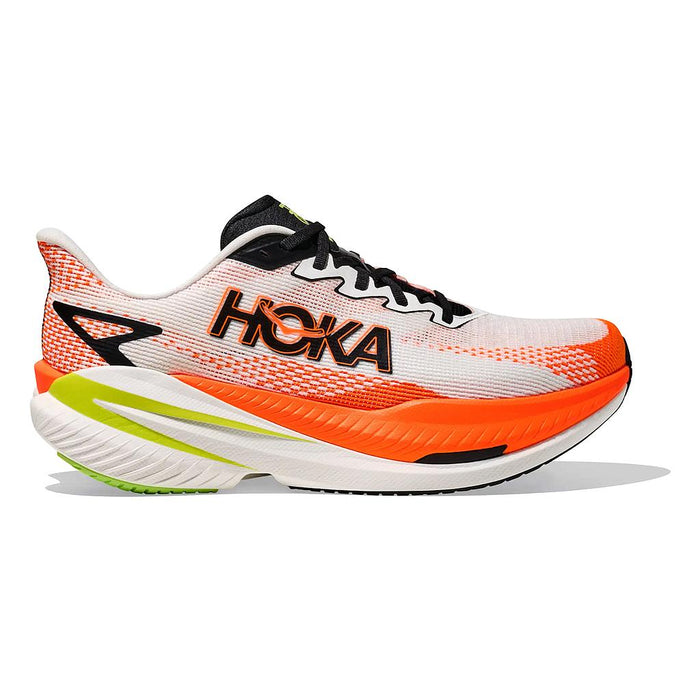 Hoka Deportivos Masculino Running Mach X 3 White/Neontangerine