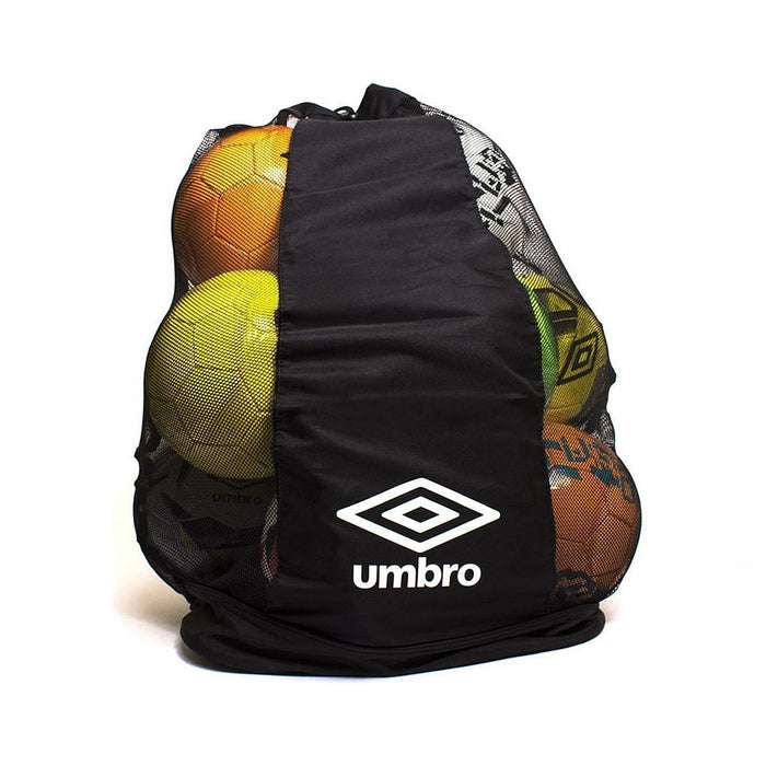 30479U-090 Umbro Bolsa pelotas Unisex Futbol Ballsack Black/White