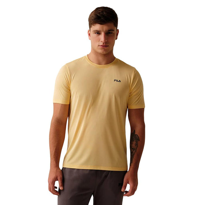 Fila Remeras Masculino Training Sport Melange Lux Pastel Yellow