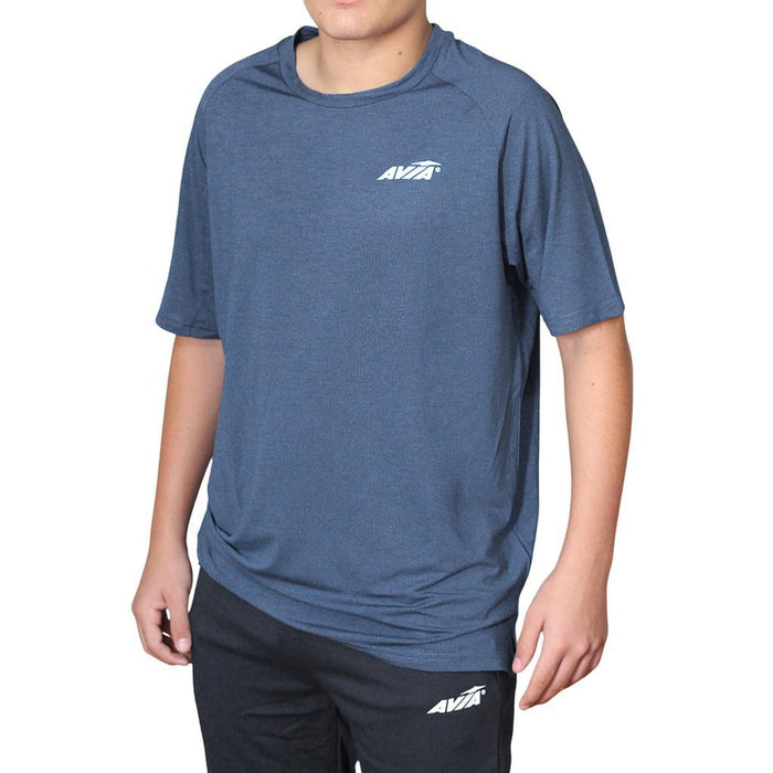 Avia Remeras Masculino Running Iowa Cool Blue