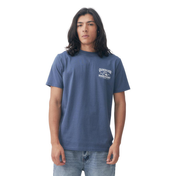Quiksilver Remeras Masculino Moda Time Tested Vintage Indigo