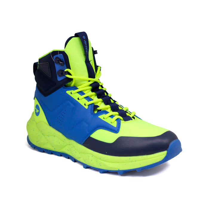 Hitec Deportivos Masculino Hiking M Geo Sand Trail Mid Dk Blue/Med Blue/Yellow
