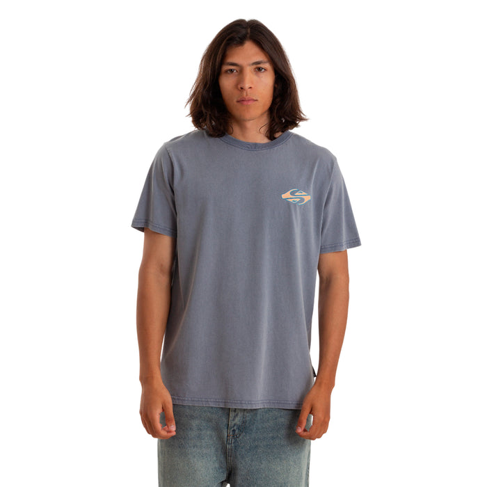 Quiksilver Remeras Masculino Moda Ripple Fount Azul