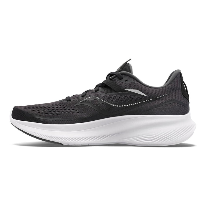 Saucony Running Femenino Ride 15 Black/White