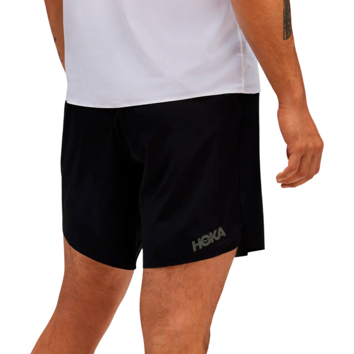 1151080-BLK HOKA PRENDAS SHORTS MASCULINO RUNNING GLIDE 7 BLACK