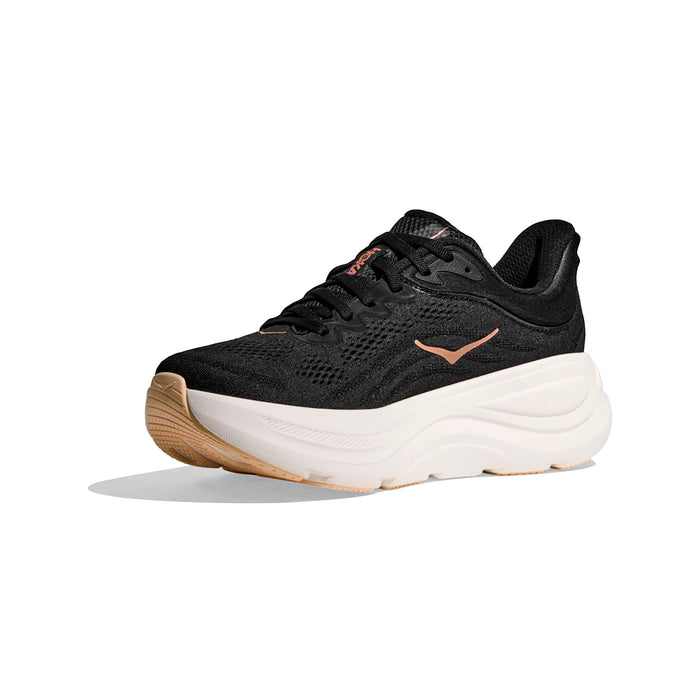 1162012-BRGL HOKA CALZADOS DEPORTIVOS FEMENINO RUNNING BONDI 9 BLACK/ROSEGOLD