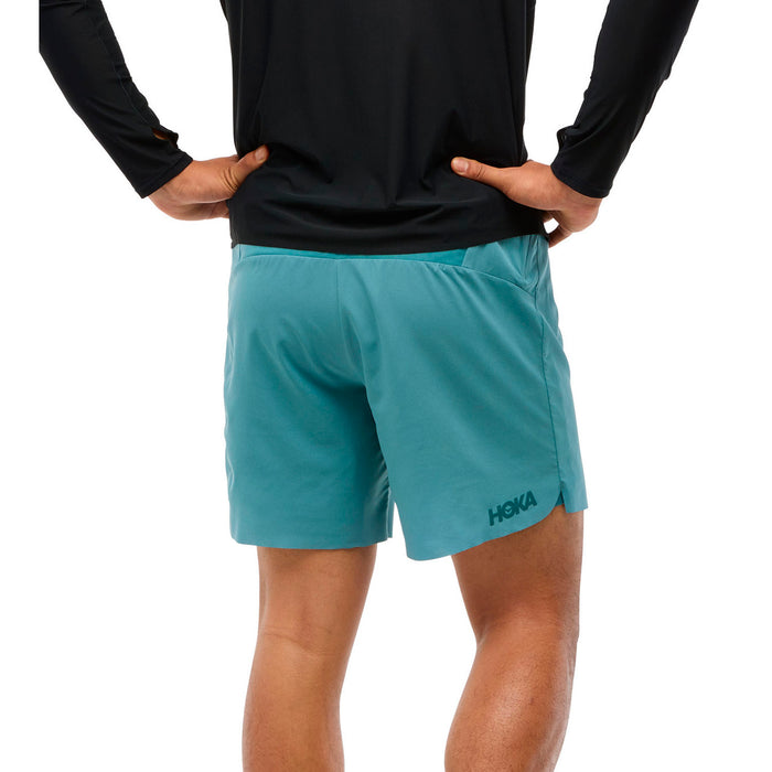 1151080-MTNF HOKA PRENDAS SHORTS MASCULINO RUNNING GLIDE 7 MOUNTAIN FOG