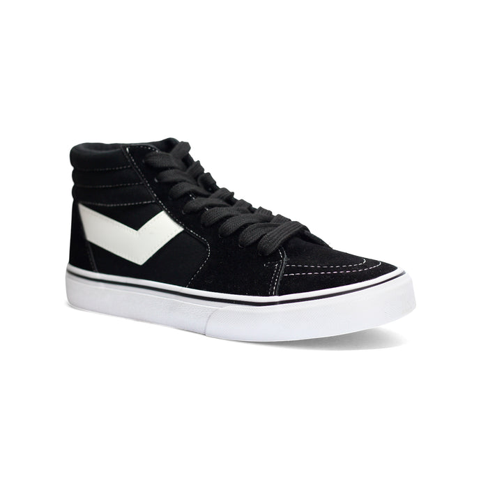 CF-1189H-L-10 PONY CALZADOS LIFESTYLE FEMENINO MODA CONEY CLASSIC HIGH BLACK/WHITE