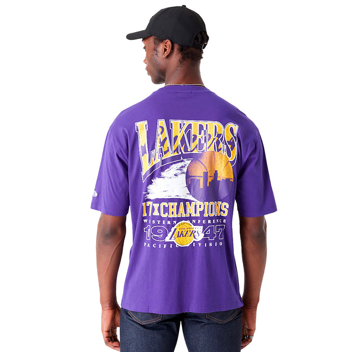 60502566 New Era Prendas Remeras NBA Los Angeles Lakers Championship