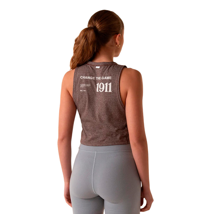 F12AT01003-3722 FILA PRENDAS MUSCULOSAS FEMENINO TRAINING COMFORT SMART COTTON DARK BROWN MIX/OFF