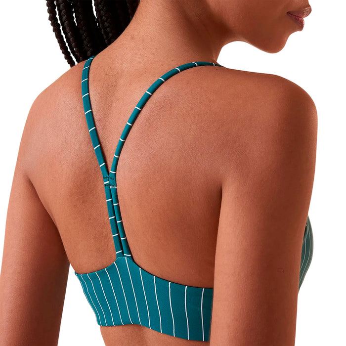 F12AT00993-3234 FILA PRENDAS TOPS FEMENINO TRAINING PINSTRIPES FLOW FOREST GREEN PATTERNED