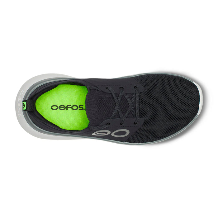 5087-WHTBLK OOFOS CALZADOS DEPORTIVOS MASCULINO RUNNING OOMY STRIDE WHITE/BLACK