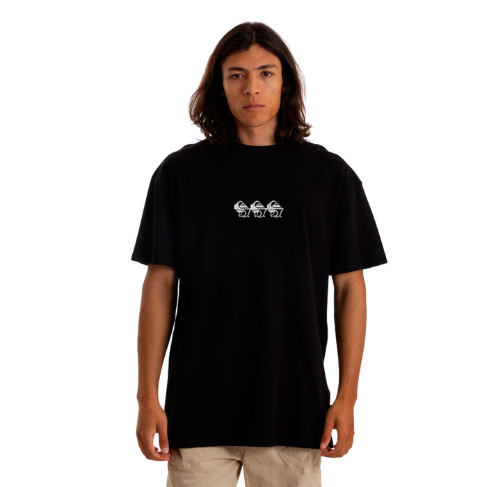 Quiksilver Remeras Masculino Moda Ticket To The Beach Black