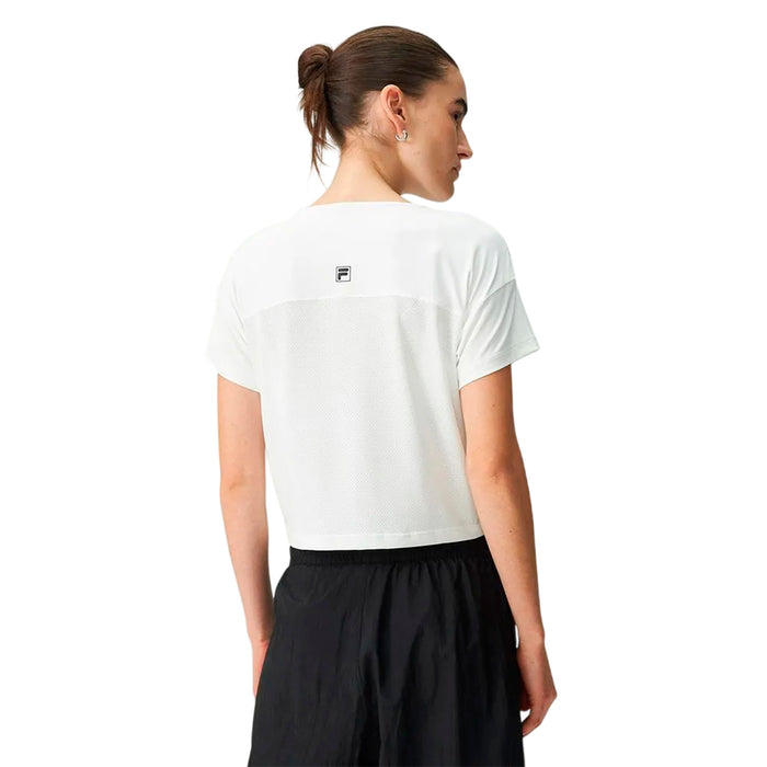 F12TR00031-172 Fila Prendas Remeras Femenino Training Classic Sports White/Black