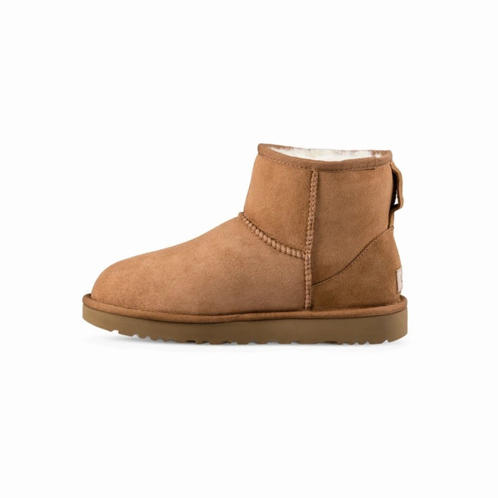 1016222-CHE UGG CALZADOS BOTAS FEMENINO MODA CLASSIC MINI II CHESTNUT