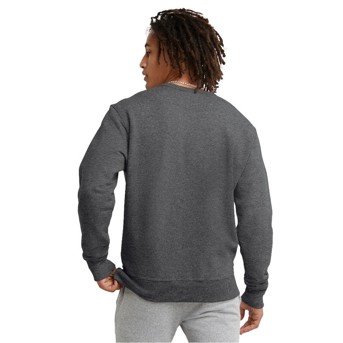 Champion Masculino Powerblend Graphic Crew Granite Heather