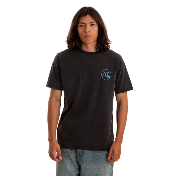 Quiksilver Remeras Masculino Moda Fine Lines Black