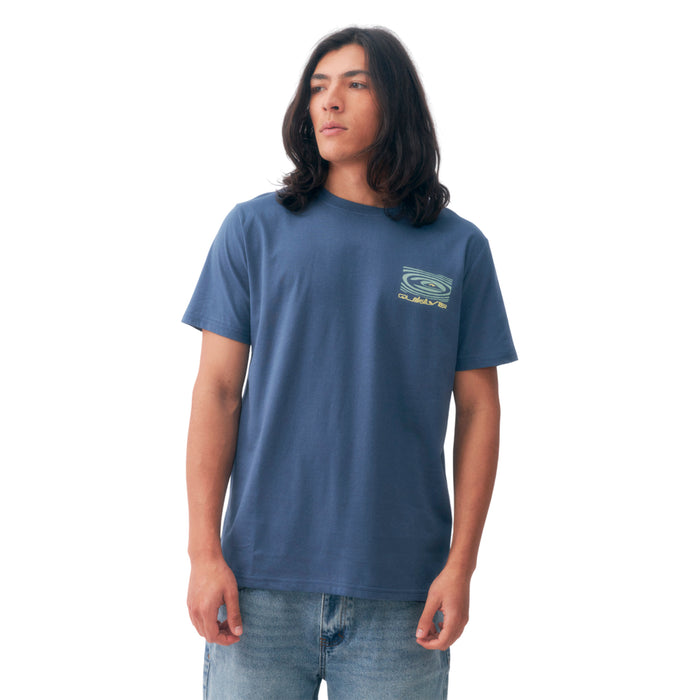 Quiksilver Remeras Masculino Moda Sun Dagger Vintage Indigo